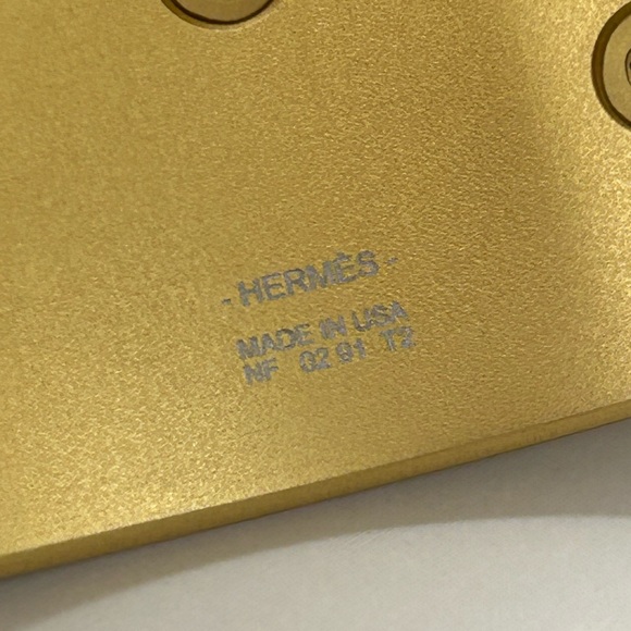 ❌SOLD❌🔥NEW! Hermès•Collier de Chien Aluminum Sunset Cuff Bracelet T2 - Picture 5 of 5